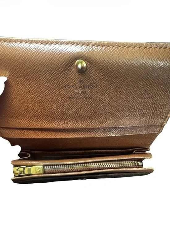 Louis Vuitton Monogram Canvas Wallet in Brown and Gold - Picture 5 of 11